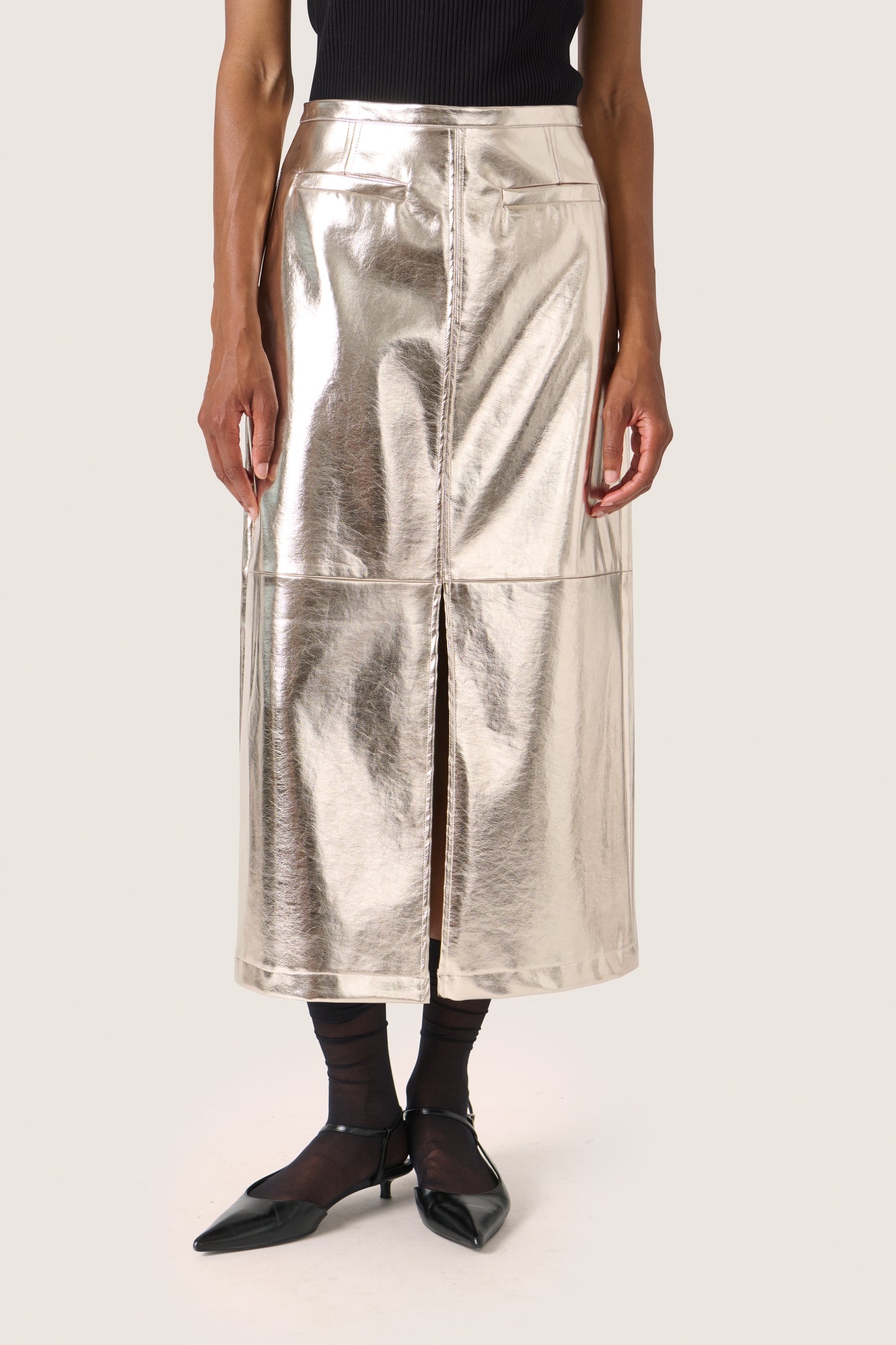 Soaked in Luxury Danila Skirt | Gold