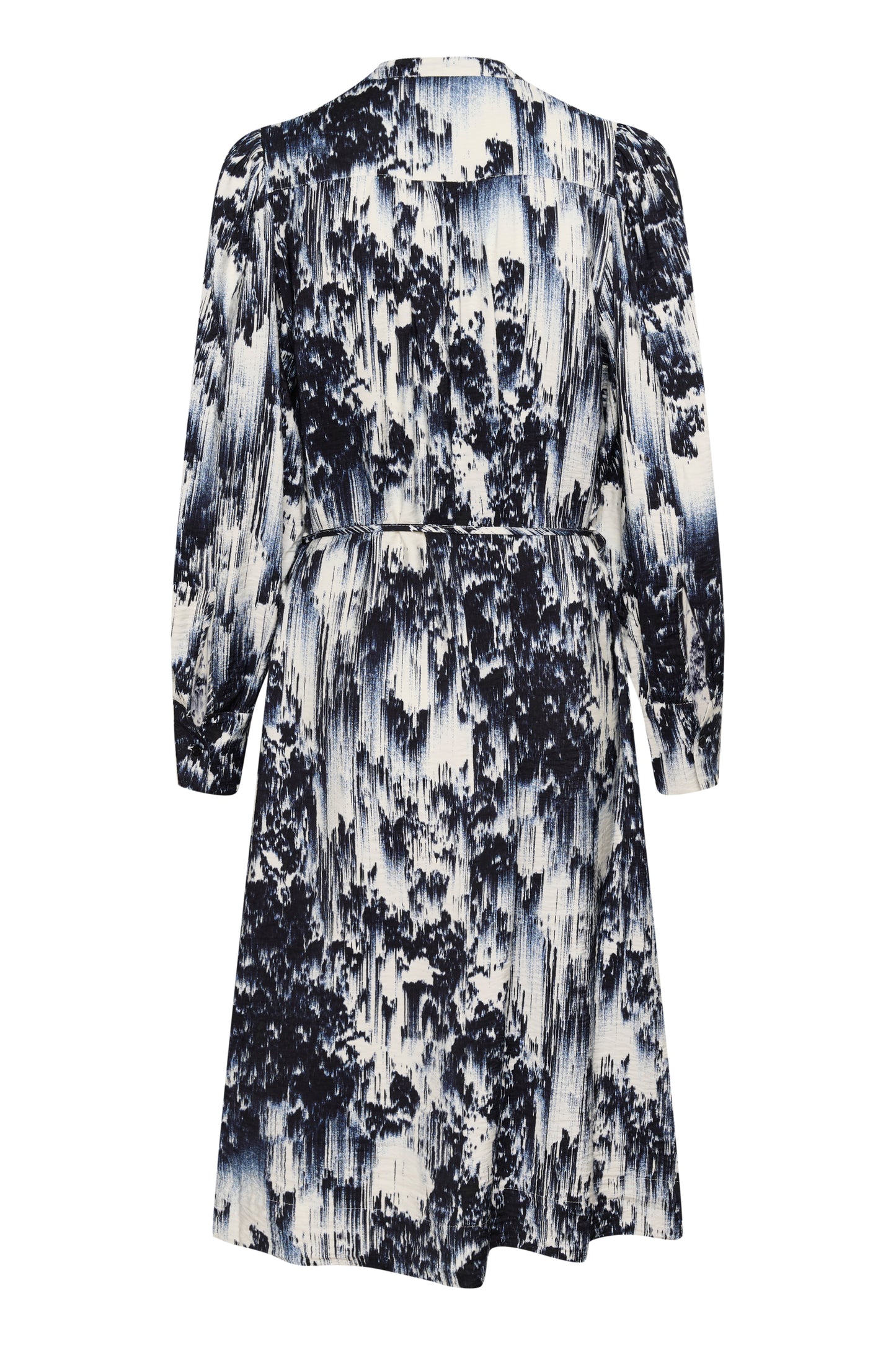 Soaked in Luxury Jazzlyn Dress | Dark Navy Landscape Print