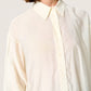 Soaked in Luxury Leodora Long Shirt | Whisper White