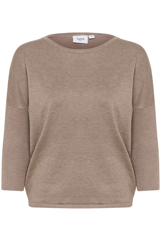 Saint Tropez MilaSZ Round Neck Jumper | Midnight Sail