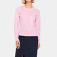 Saint Tropez Mila Round Neck Cardigan | Pink Nectar