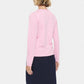 Saint Tropez Mila Round Neck Cardigan | Pink Nectar