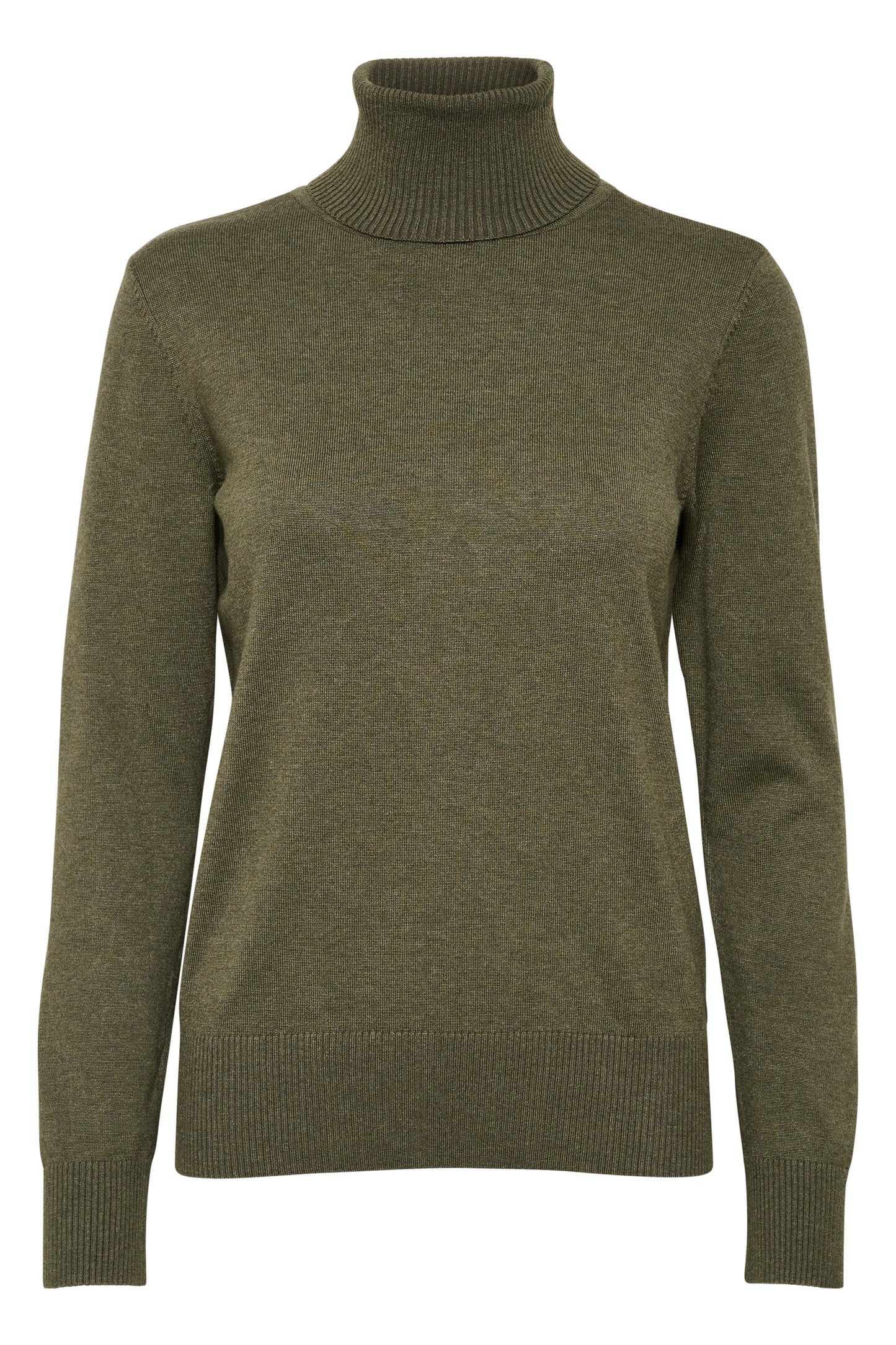 Saint Tropez Mila Rollneck Pullover | Army Green