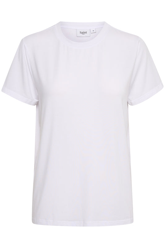 Saint Tropez Adelia Regular T-Shirt in Bright White