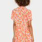 Saint Tropez Eda Short Sleeve Maxi Dress | Tigerlily Porcelain Bloom