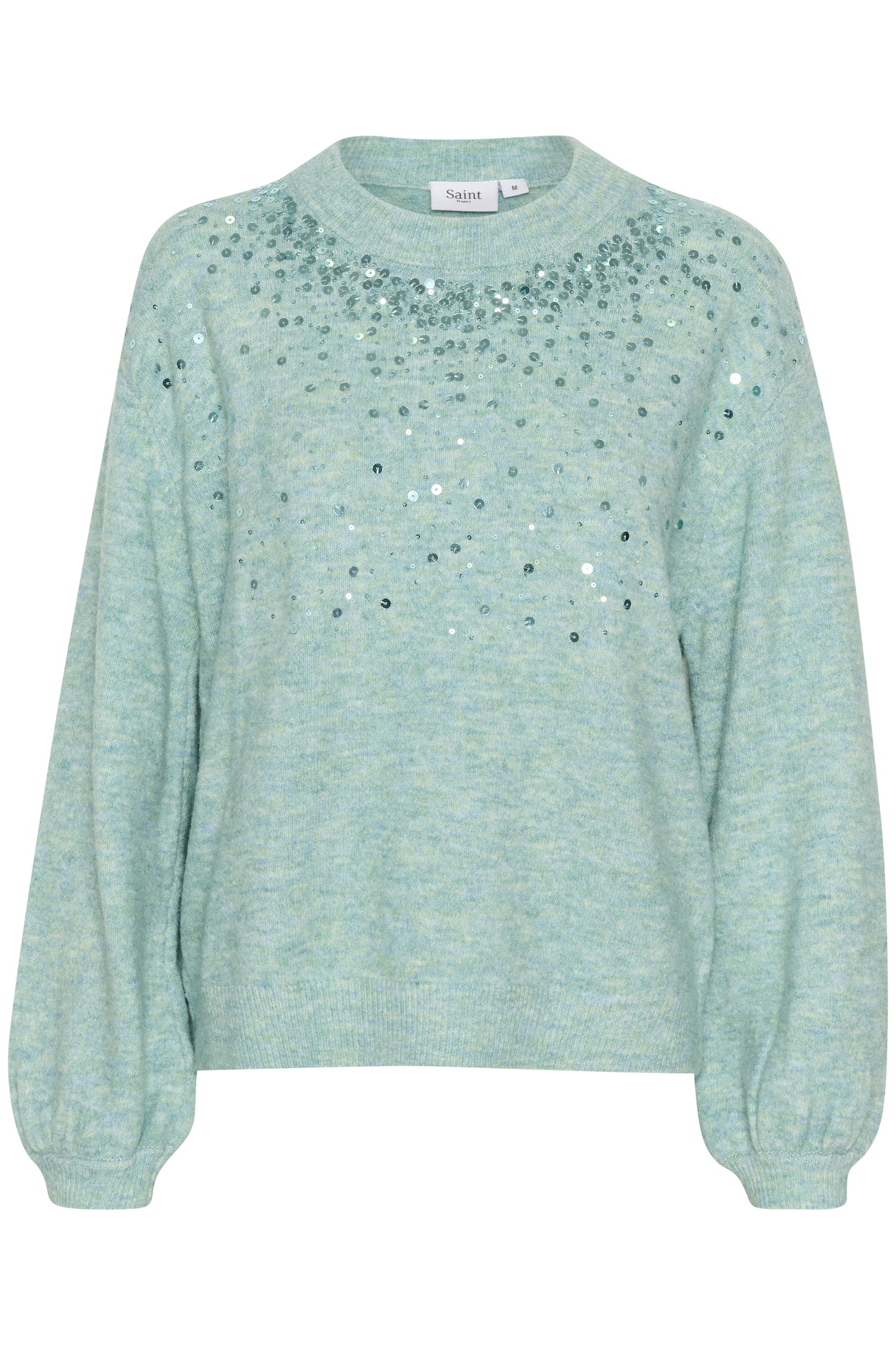 Saint Tropez BarbelSZ Pullover | Blue Surf Melange