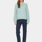 Saint Tropez Barbel Pullover | Blue Surf Melange