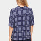 Saint Tropez Desiree Blouse | Patriot Blue Flower Check