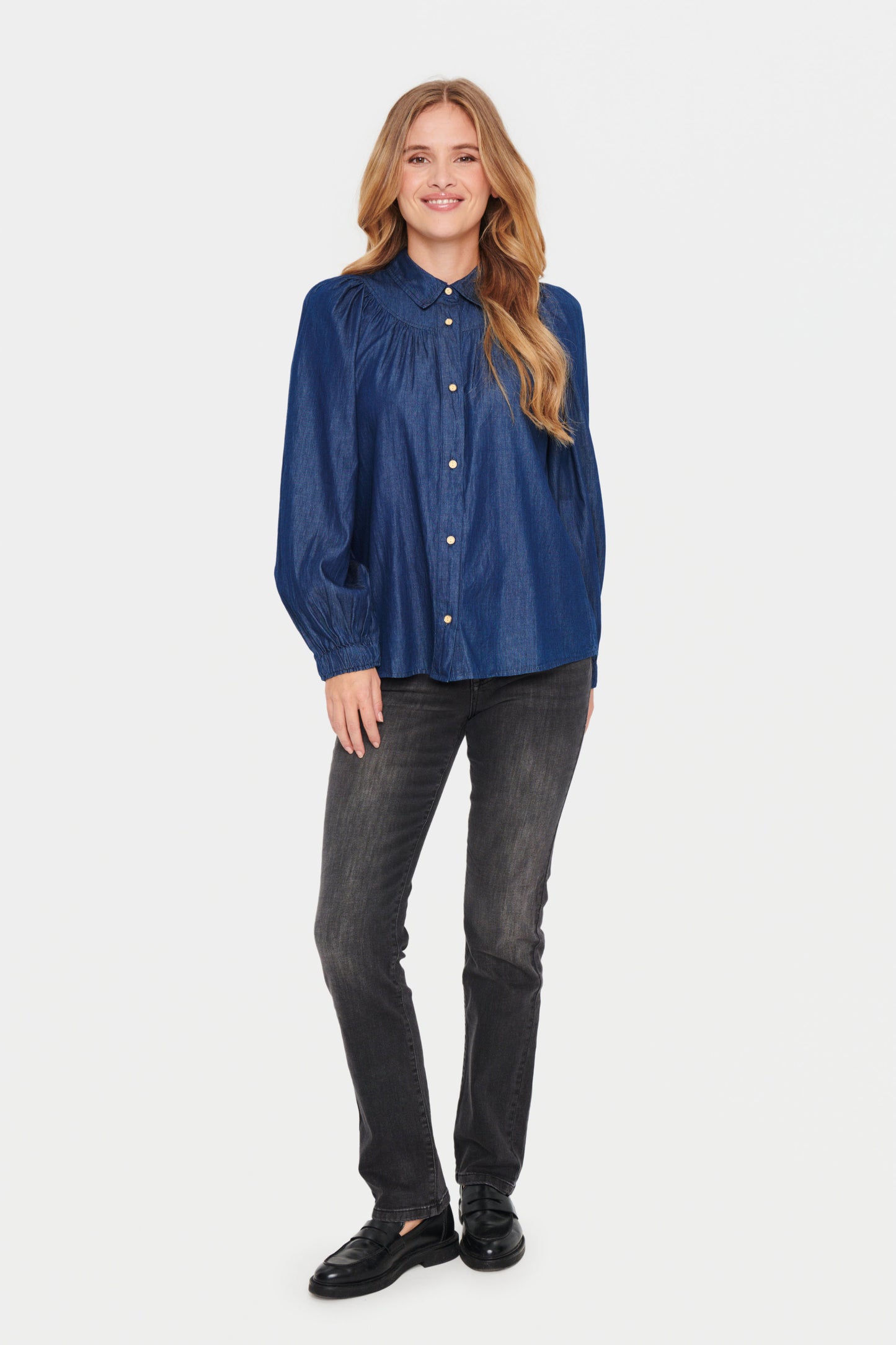 Saint Tropez Doreen Shirt | Patriot Blue