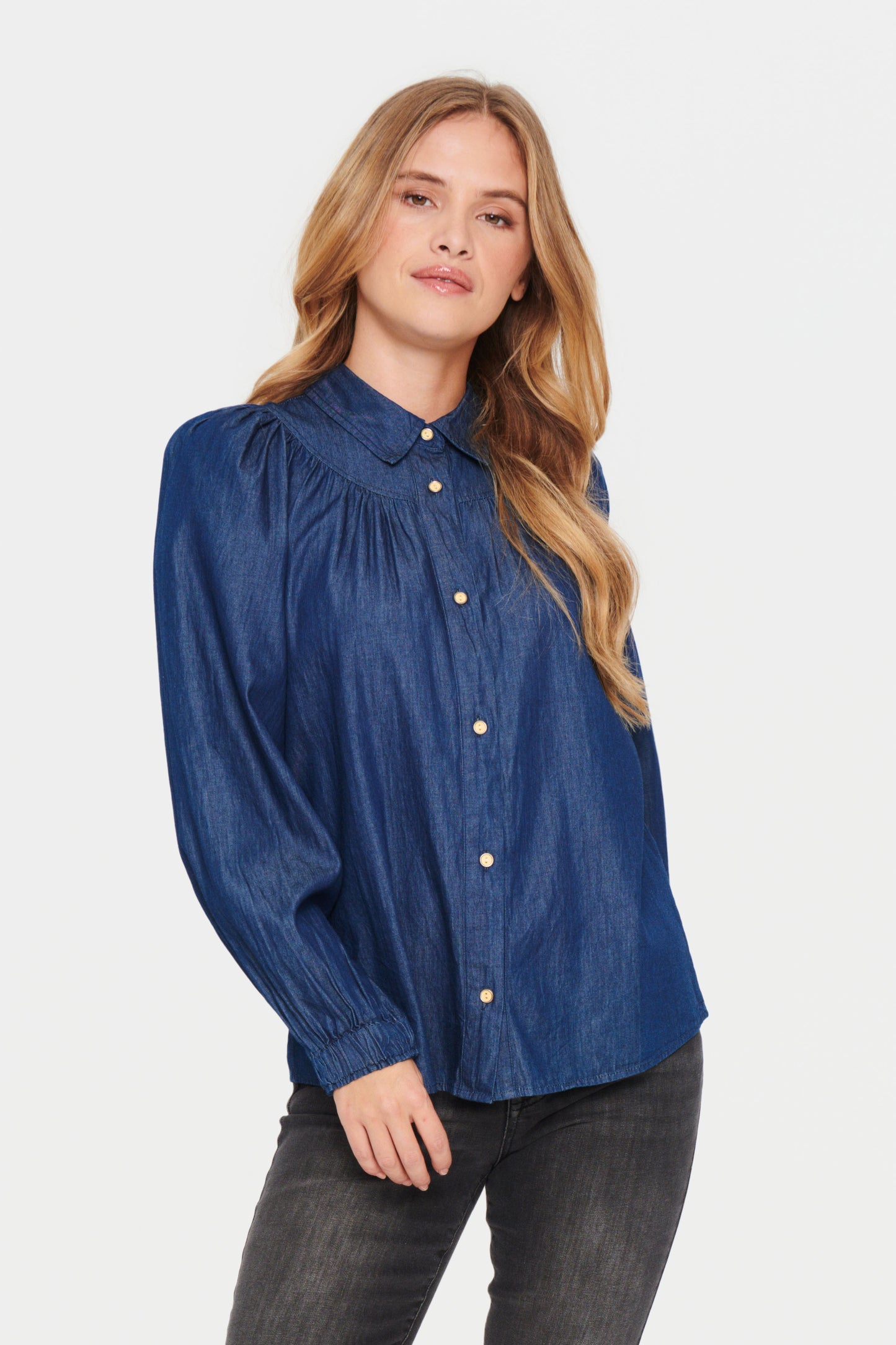 Saint Tropez Doreen Shirt | Patriot Blue