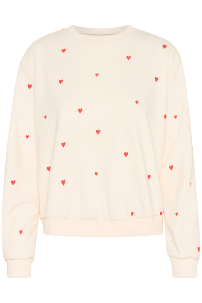 Saint Tropez DagnaSZ Sweatshirt | Ice Flame Hearts