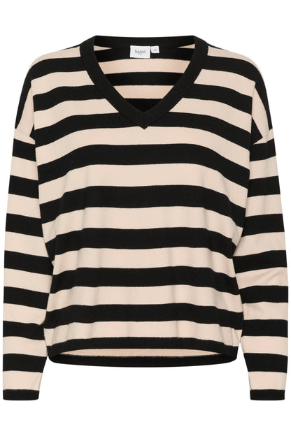 Saint Tropez Fikam V-Neck Pullover