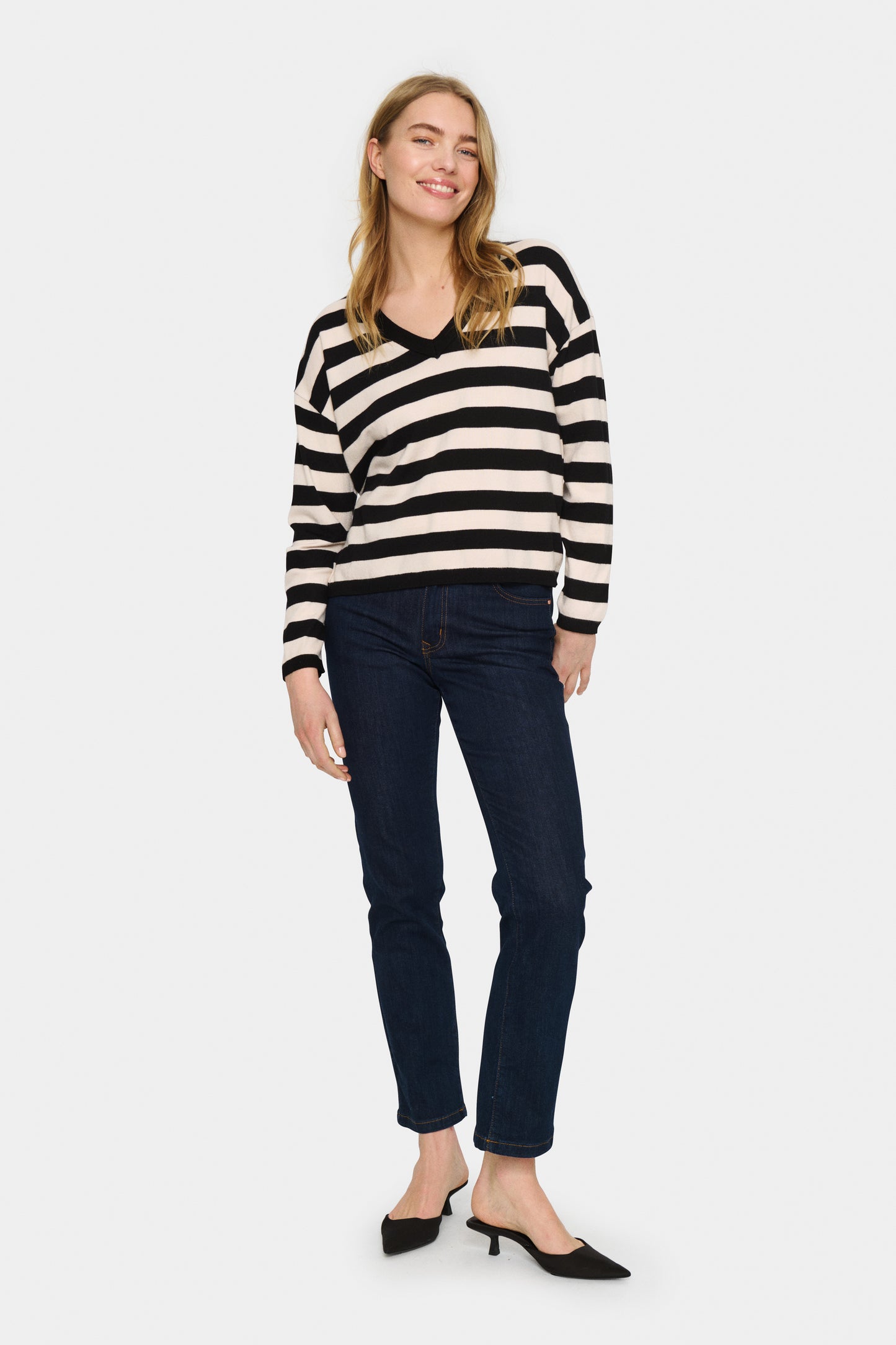 Saint Tropez Fikam V-Neck Pullover