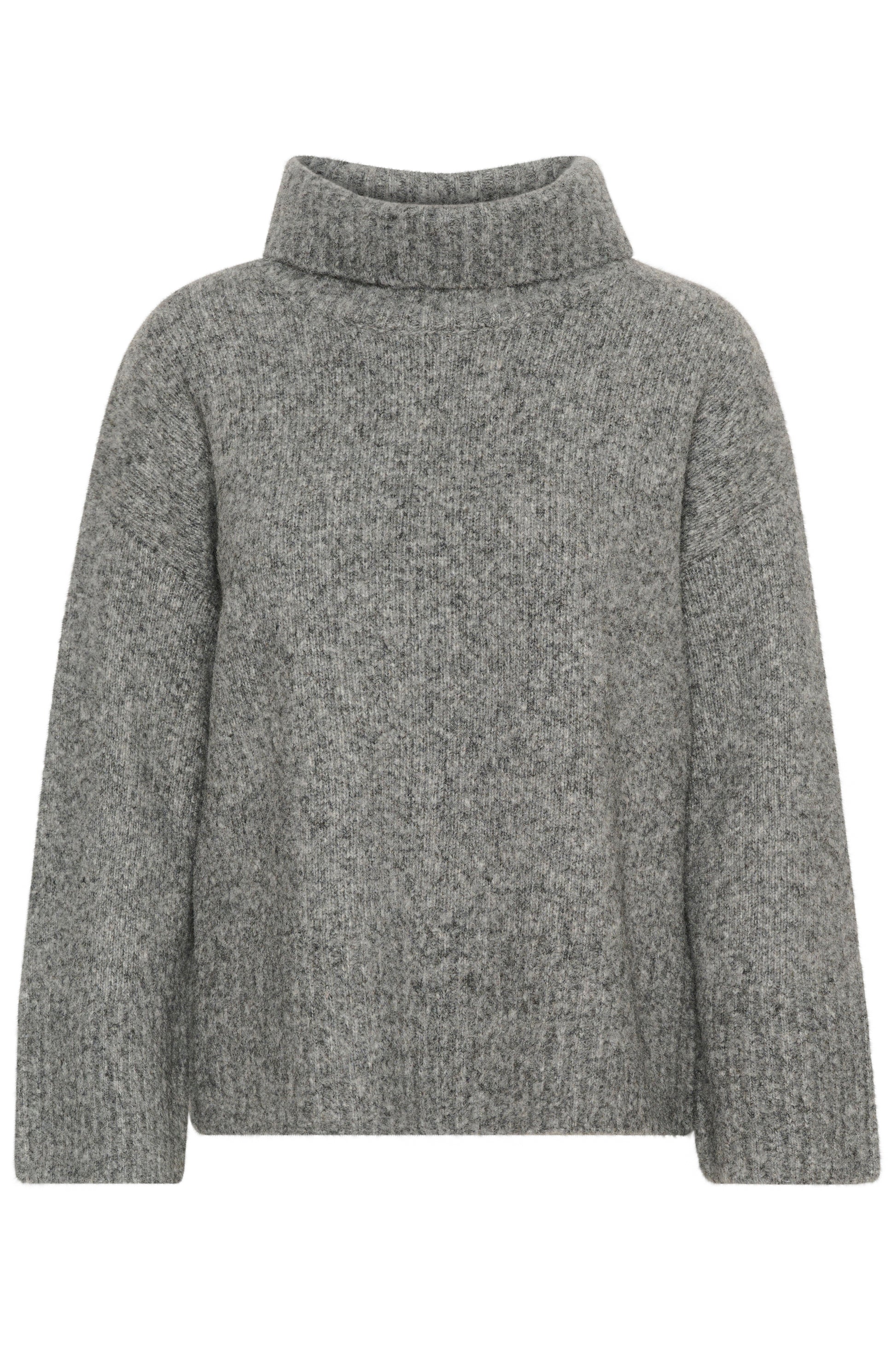 Saint Tropez GildaSZ Pullover | Mist Grey Melange