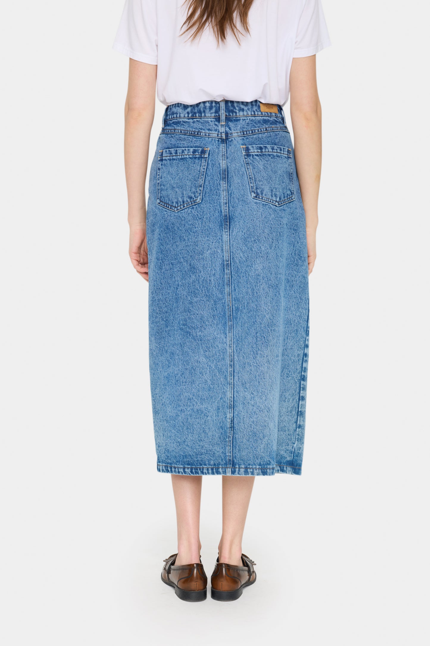 Saint Tropez Gabi Denim Skirt | Medium Blue Denim