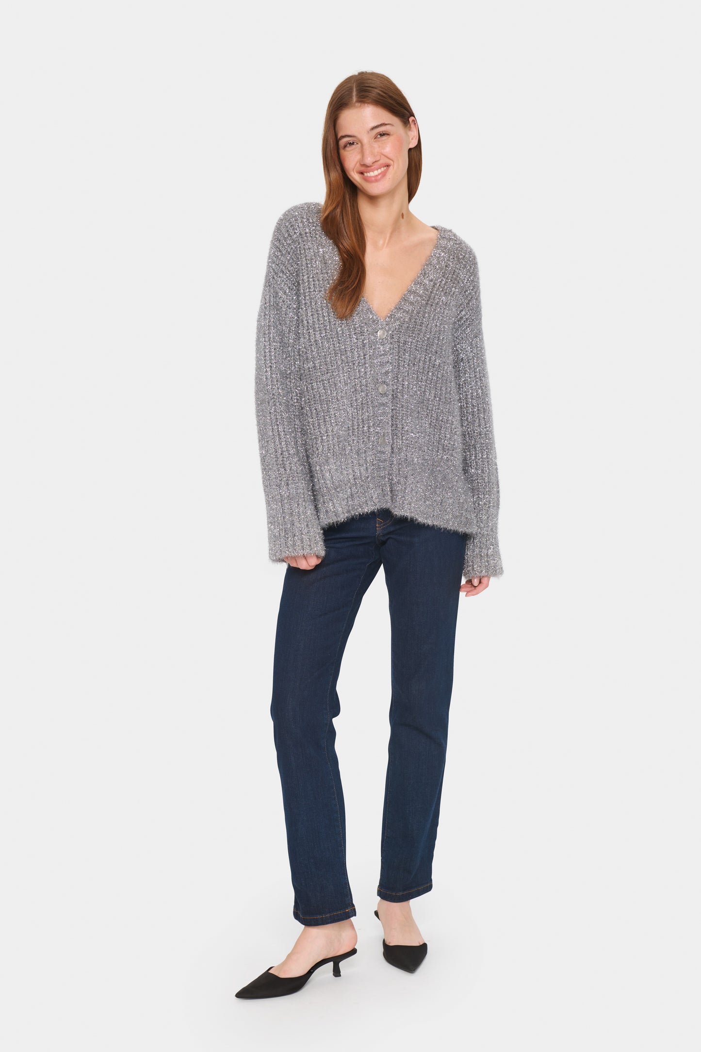 Saint Tropez Halfa Cardigan | Silver