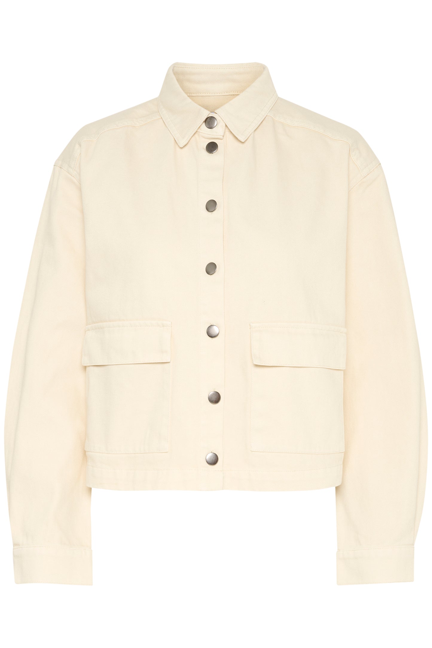 Saint Tropez IluSZ Denim Jacket | Creme