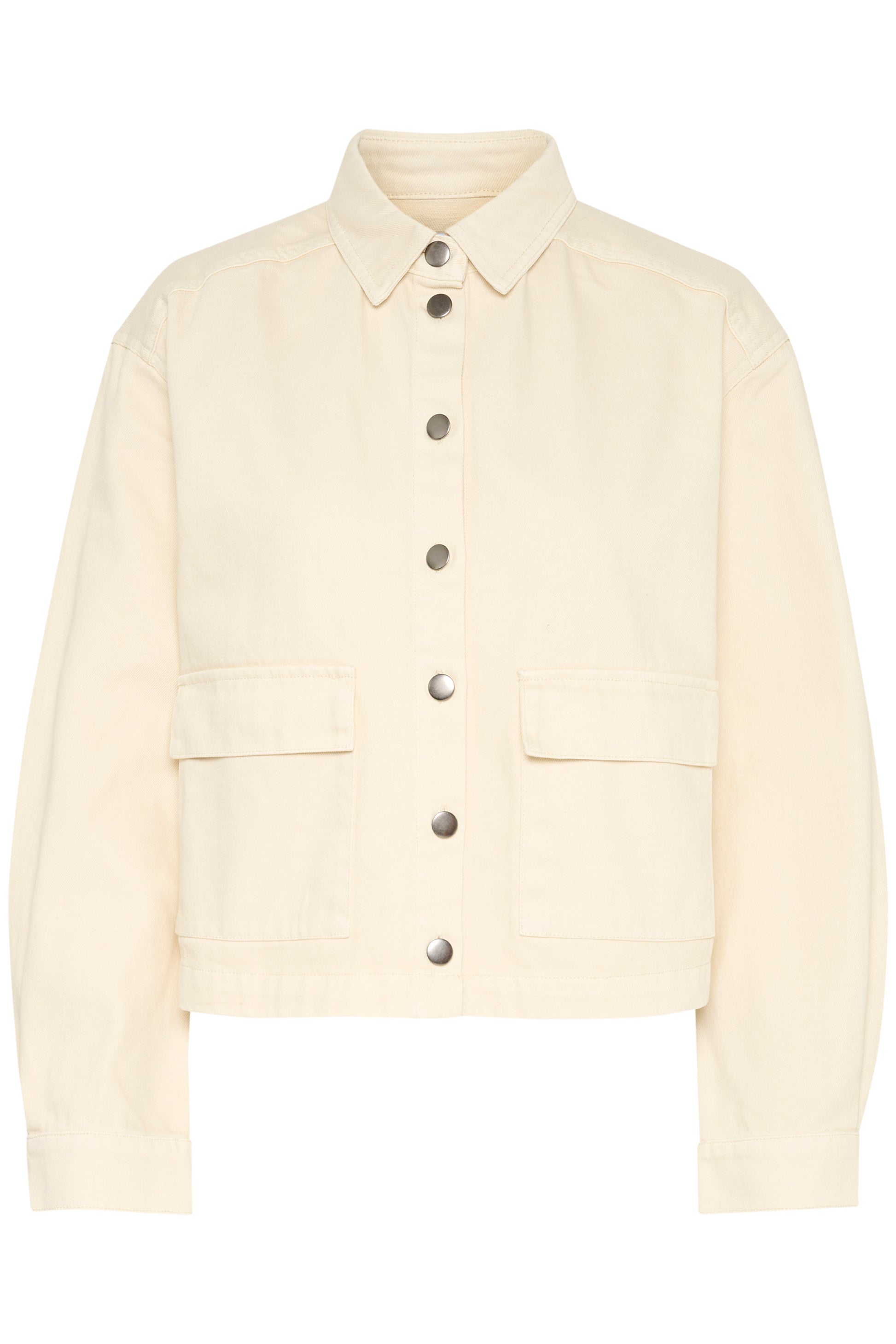 Saint Tropez IluSZ Denim Jacket | Creme