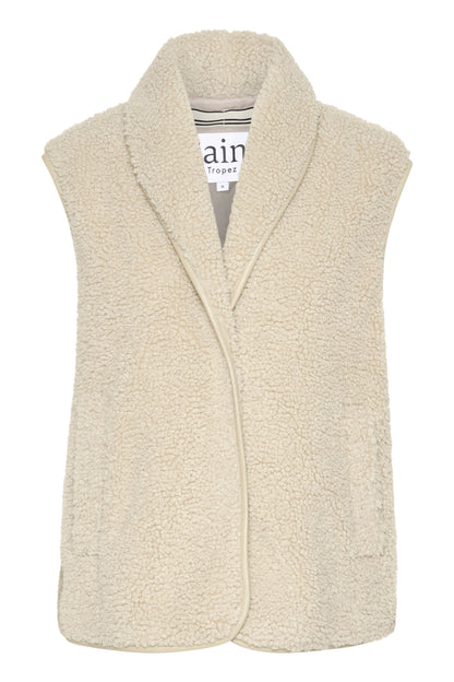 Saint Tropez Ika Teddy Vest | Creme