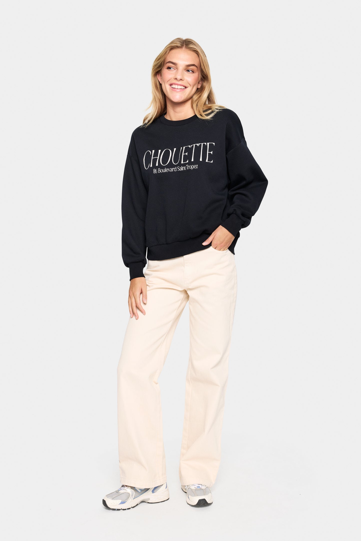 Saint Tropez Inez Sweatshirt | Black