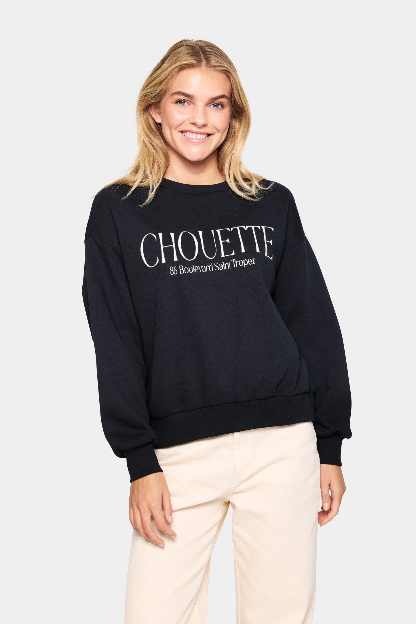 Saint Tropez Inez Sweatshirt | Black