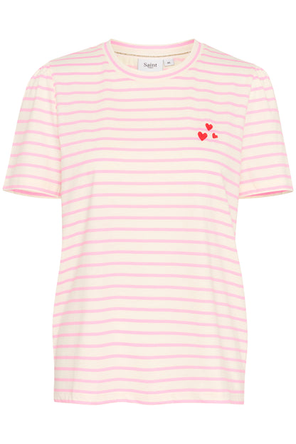 Saint Tropez JuciaSZ T-Shirt | Bonbon White Stripe