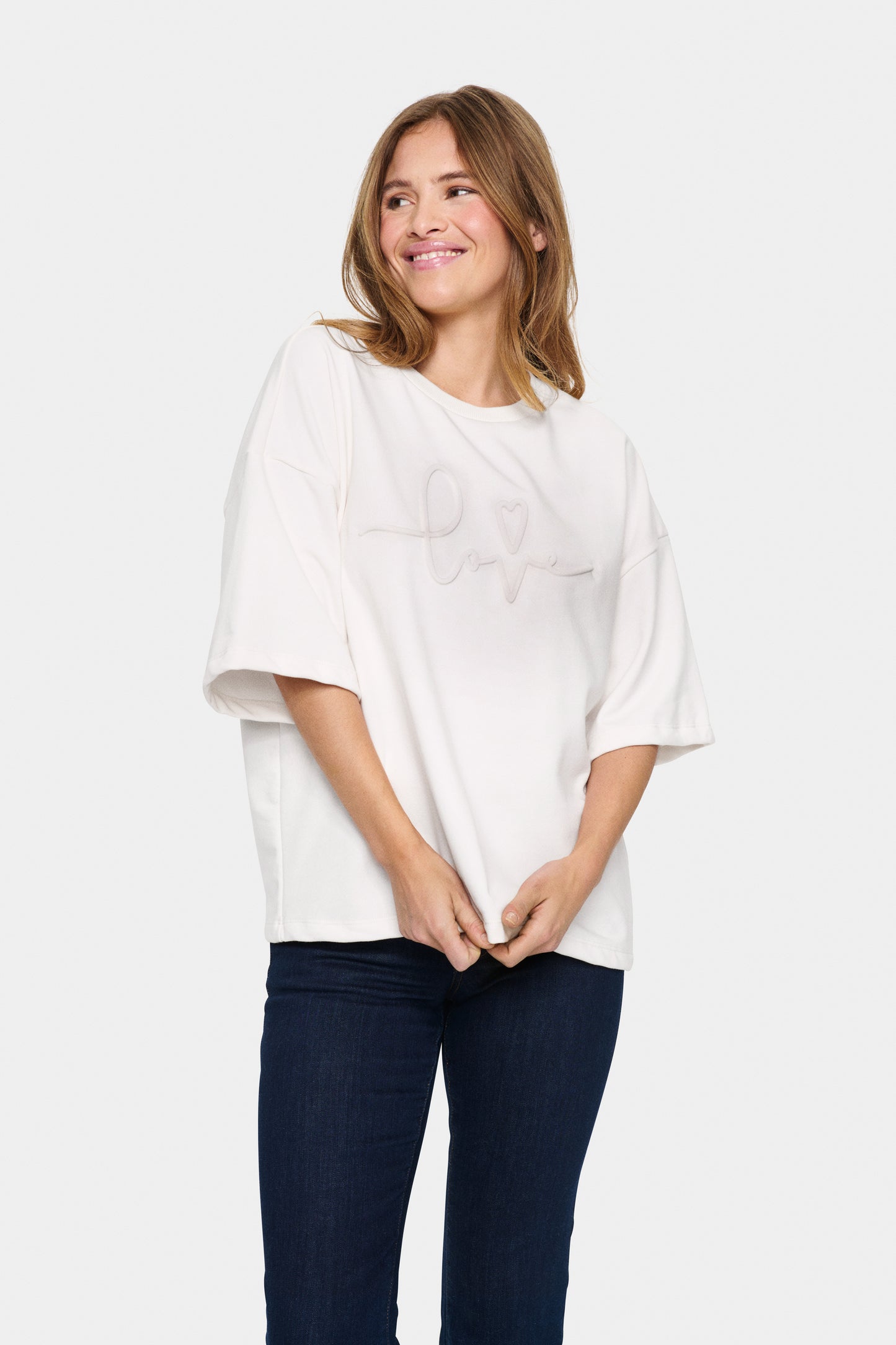 Saint Tropez Janeke Sweatshirt | Ice