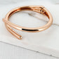 Envy Gold Hinged Bangle