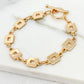 Envy Gold Bracelet with Small Square Detail Links