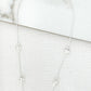 Envy Short Silver Ball Detail Necklace