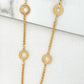 Envy Long Gold Necklace with Open Circle Detail