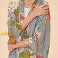 Tropical Flora & Fauna Kimono Jacket | Lavender