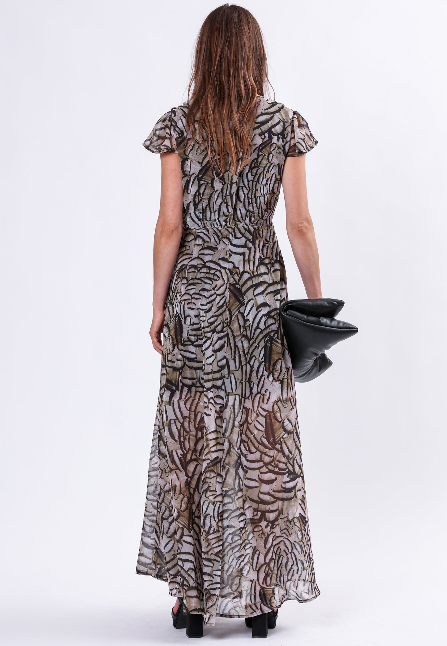 Religion Indium Maxi Dress | Plume Print