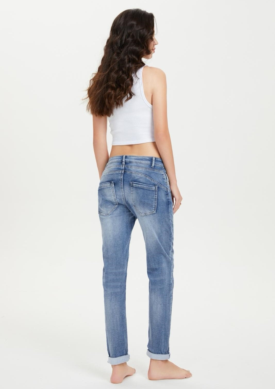 Melly & Co Hidden Fly Denim Jeans