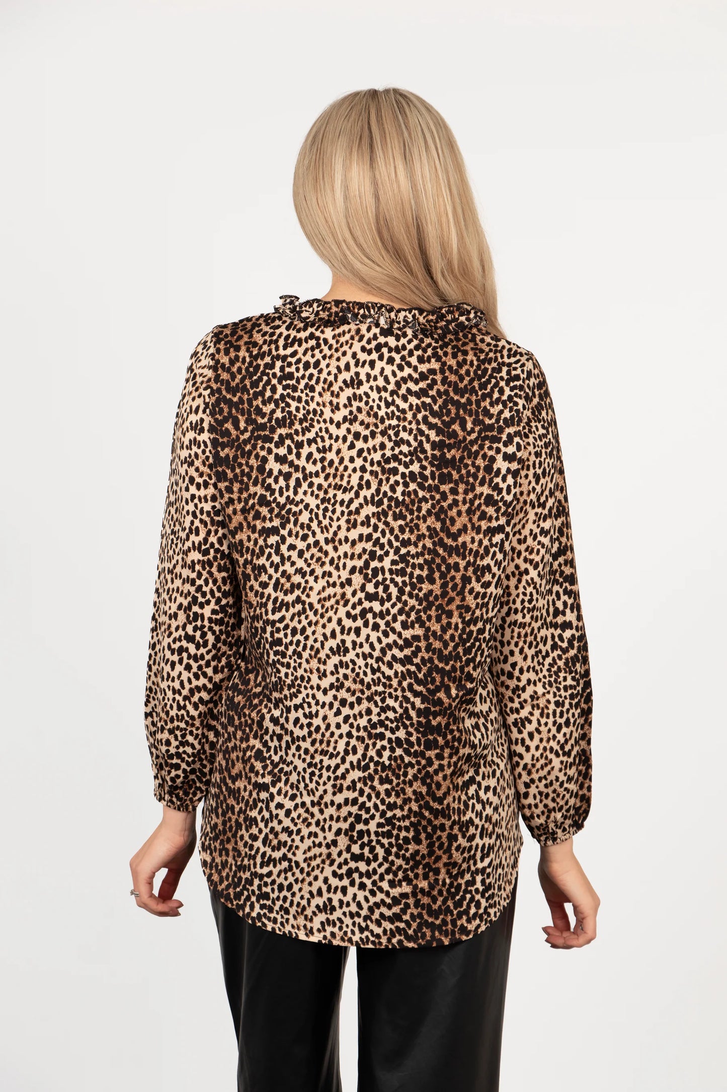 Ava Blouse | Leopard