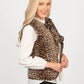 Noa Quilted Gilet | Leopard