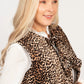 Noa Quilted Gilet | Leopard