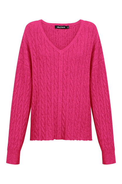 Eb & Ive Alawa Knit | Magenta