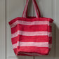 Chunky Cotton Tote Bag | Red