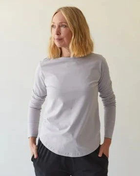 Chalk Renee Top Dove Grey