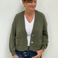 Soft Knit Cardigan with Pockets | Khaki