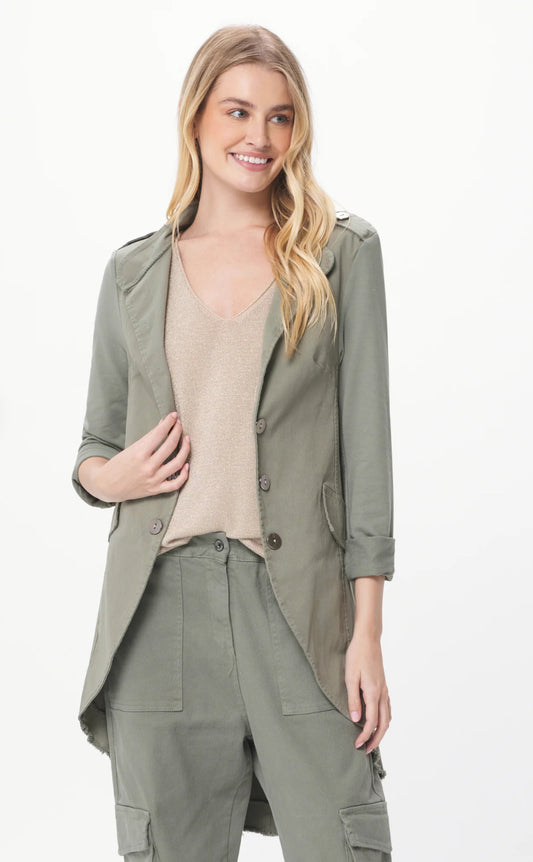 Suzy D Bernie Military Jacket in Olive