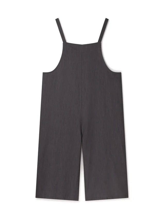 Grace Linen Jumpsuit | Charcoal