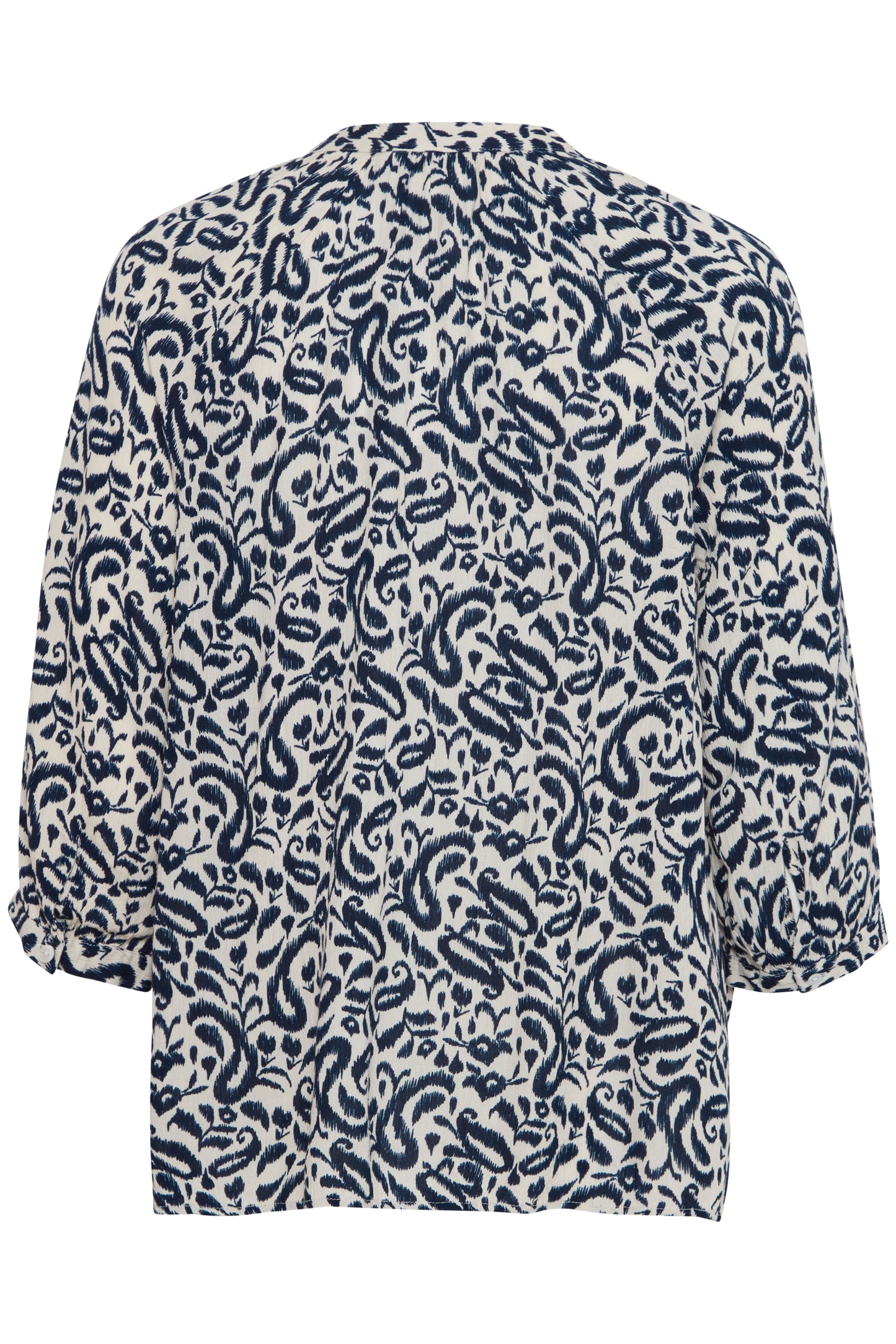 Ichi Marrakech 3/4 Sleeve Shirt | Total Eclipse Paisley