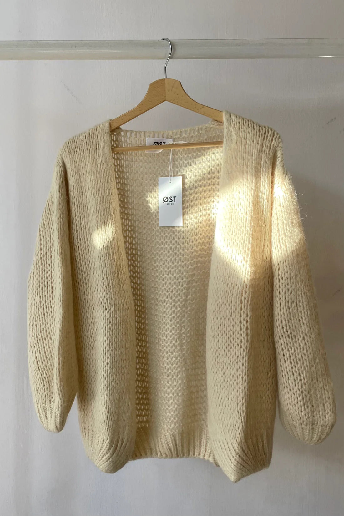 Smila Mohair Blend Cardigan | Cream