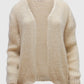 Smila Mohair Blend Cardigan | Cream