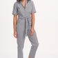 Meredith Boilersuit | Monochrome Stripe