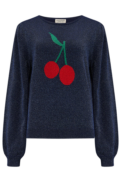 Tiff Jumper | Navy Cherry Good