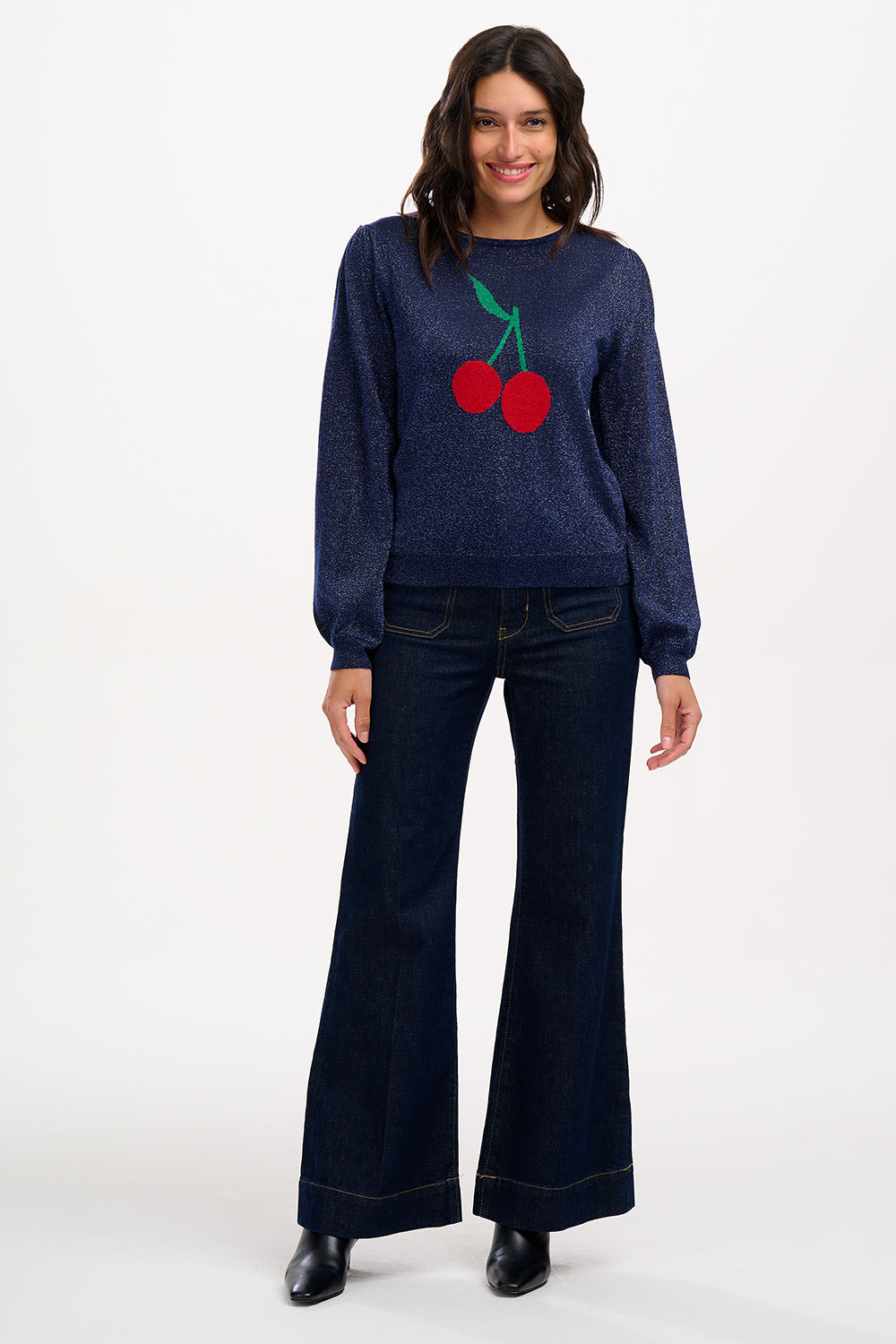 Tiff Jumper | Navy Cherry Good