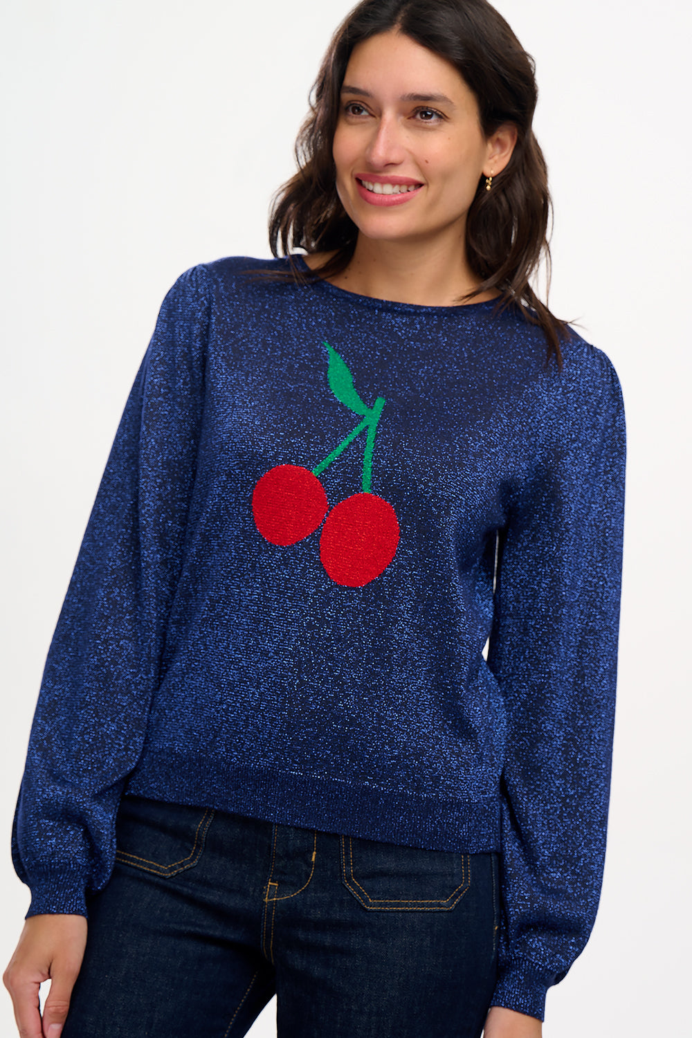 Tiff Jumper | Navy Cherry Good